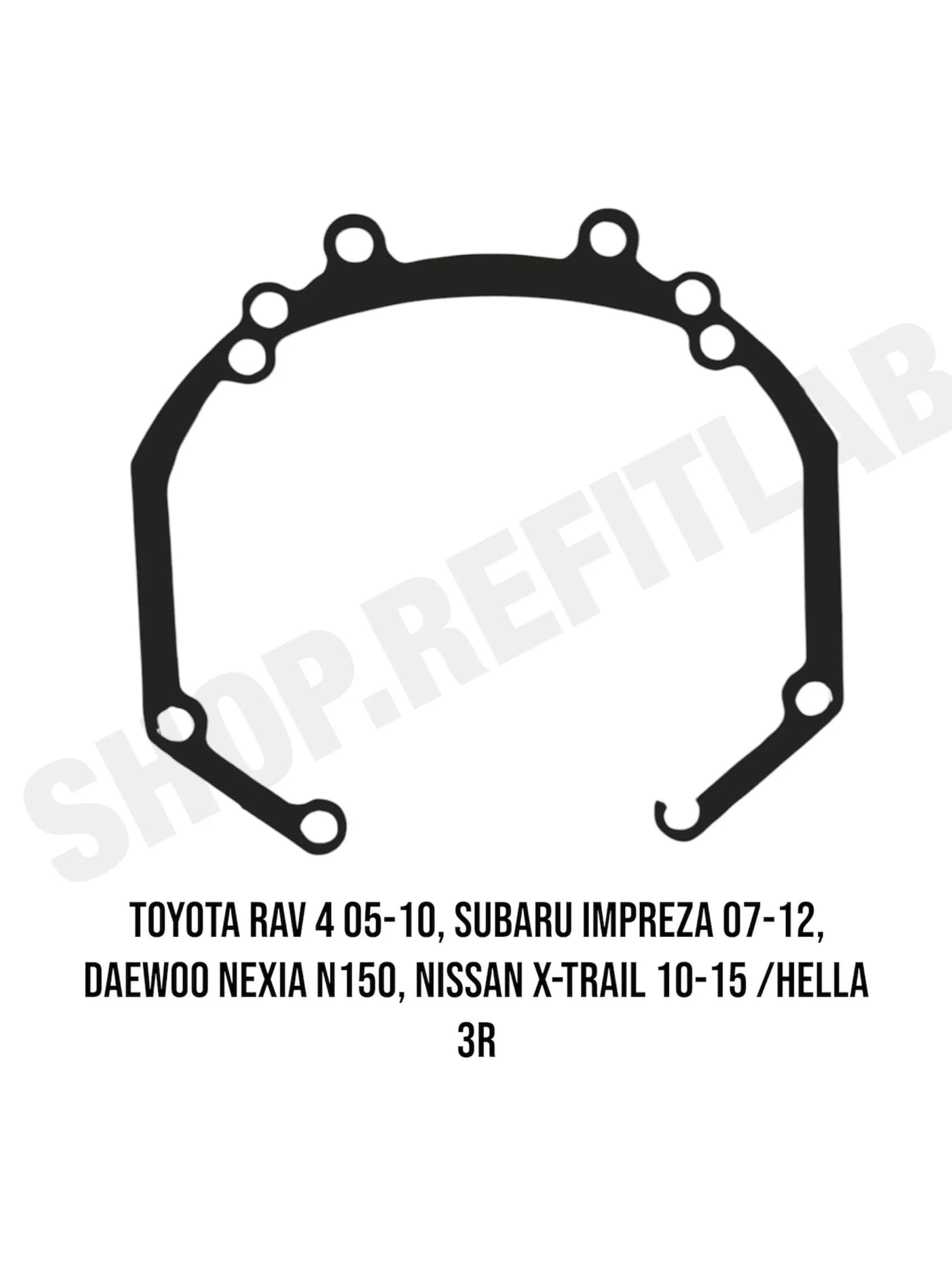 Переходные рамки Toyota Rav 4 05-10 на Hella 3R